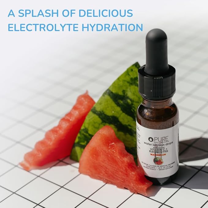 Pure Inventions - Watermelon Water Infusion Drops - Antioxidants, Vitamin C & Electrolytes - Health