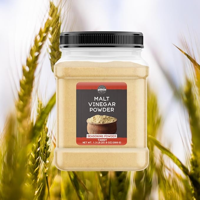 Birch & Meadow Malt Vinegar Powder, Tangy & Sweet Flavor, Dissolves Easily (1.3 Pound)