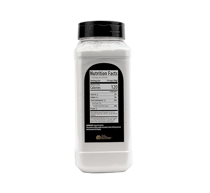 GranAroma Powdered Sugar, Fine Powder, Baking & Frosting, Confectioner's Sugar (1.18 Pound)