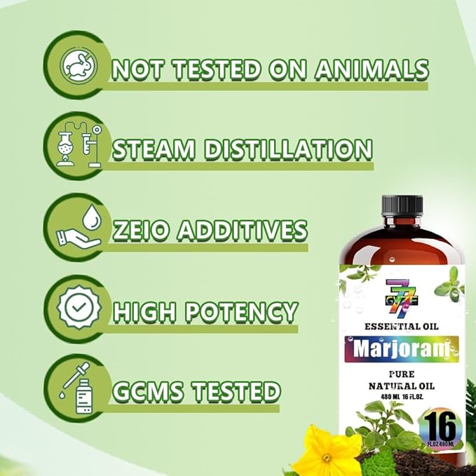 Marjoram Essential Oil (16 oz / 480 ml) ??Marjoram Oils for diffusers, humidifiers, Home Baths