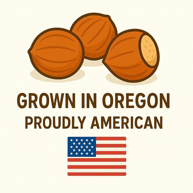 Crazy Nuts | Oregon Grown Large Raw Hazelnuts In Shell, 10lb | Whole Hazelnuts to Eat and for