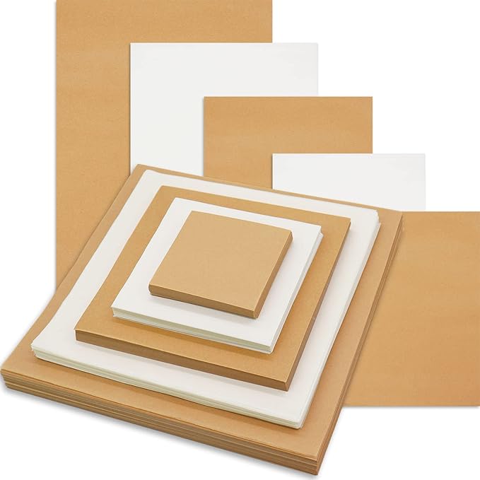 1000 Pcs Parchment Paper Sheets, 4"x4" Pre-cut Unbleached Parchment Baking Paper for Air Fryer