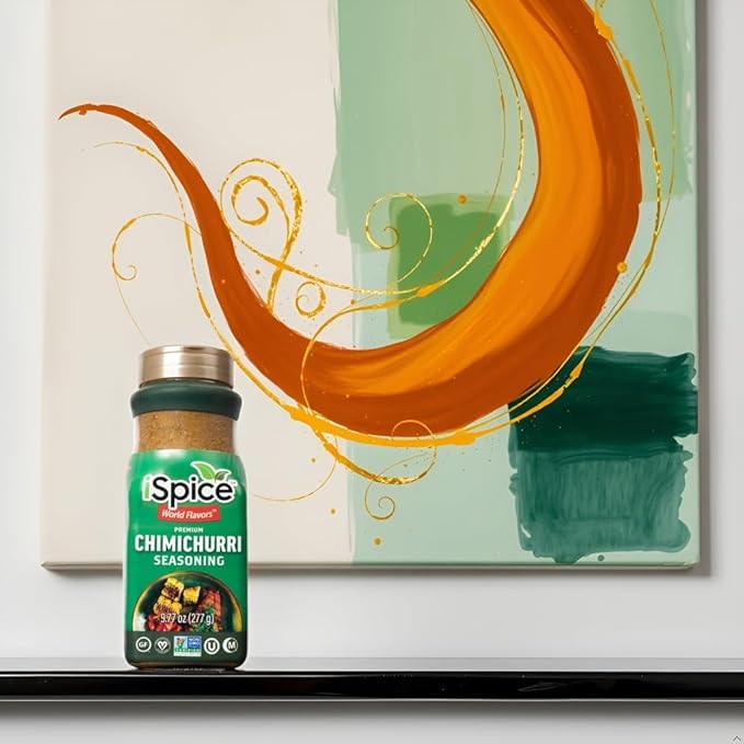 iSpice Blend | Chimichurri Seasoning | 9.77 oz | Mixed Spice & Seasoning | Bulk Size | Halal |