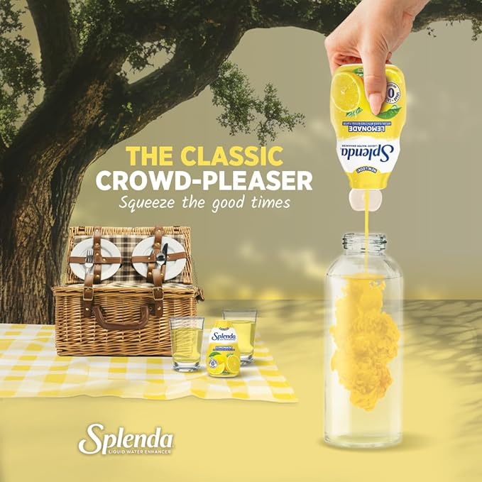 SPLENDA Liquid Water Enhancer Drops, Sugar Free, Zero Calorie, Natural Flavor, Concentrated Drink