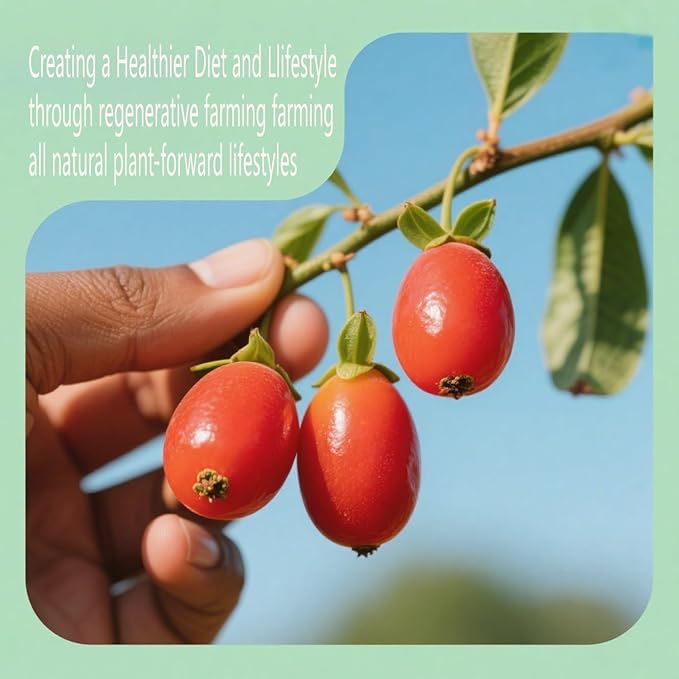 DABC OAK LAND Goji Berries, 2 LB Wolfberry Premium Large Berry Form 5A Wolfberry 100% Natural