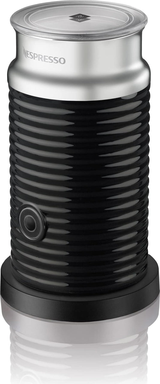 Nespresso Aeroccino 3 Milk Frother, Black, Steel
