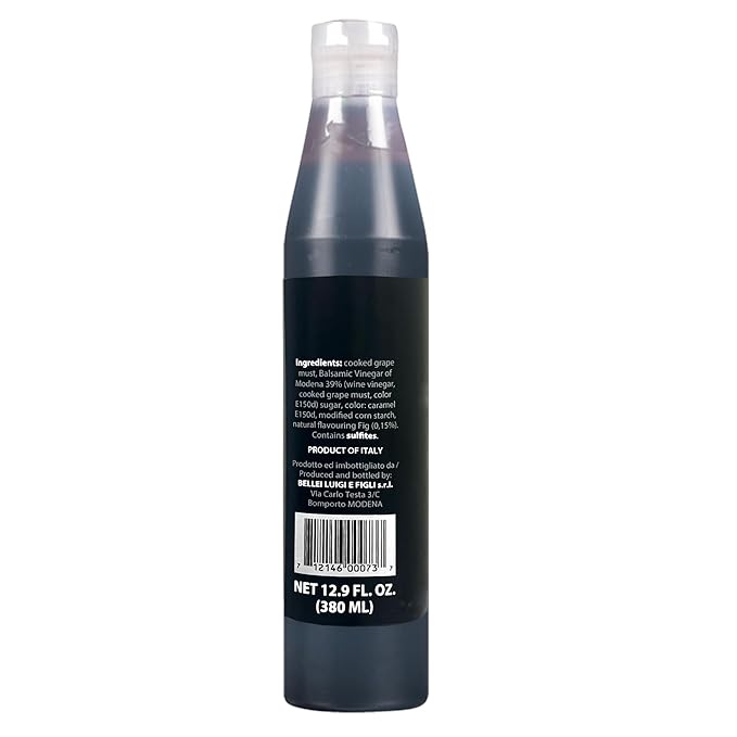 Sanniti Italian Balsamic Vinegar FIG Glaze, 12.9 Ounce (Pack of 2)