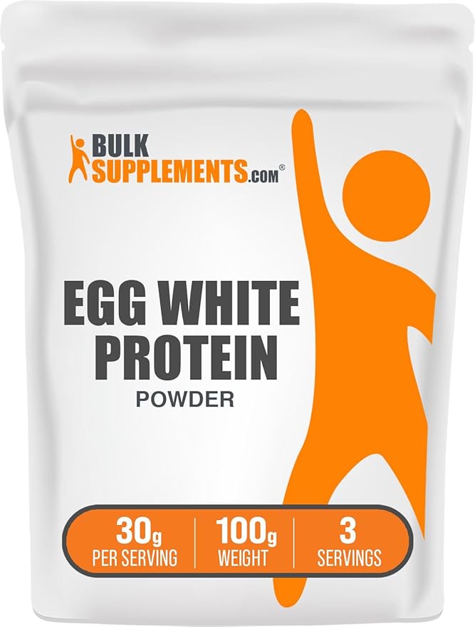 BulkSupplements.com Egg White Protein Powder - Egg White Powder, Lactose Free Protein - Unflavored