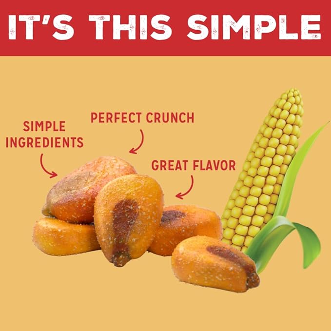 LOVE CORN | Habanero Chilli Delicious Crunchy Corn | 0.7oz, 20 bags | Low-Sugar, Gluten-Free, Plant