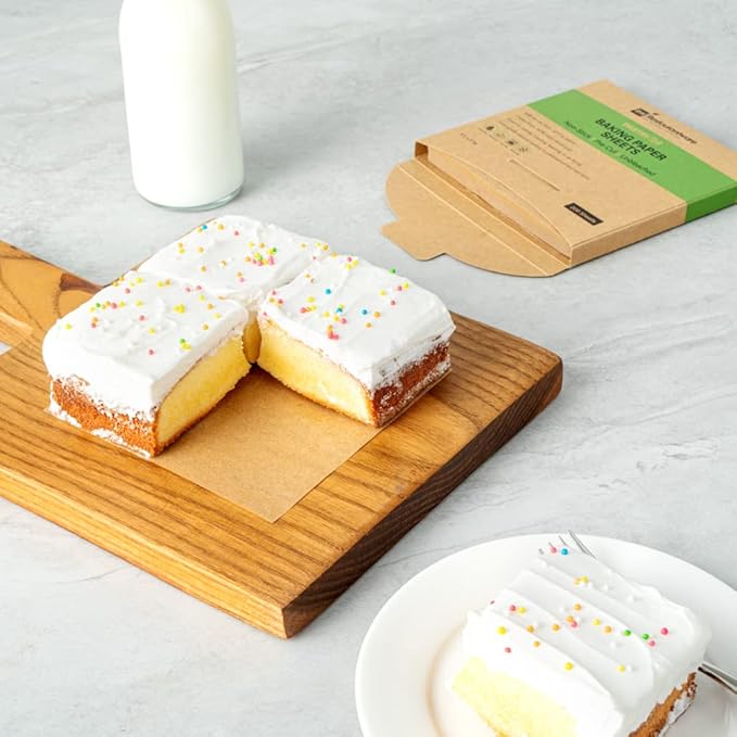 Restaurantware Pastry Tek 5 x 5 Inch Parchment Paper Sheets 1000 Greaseproof Baking Sheets For Oven