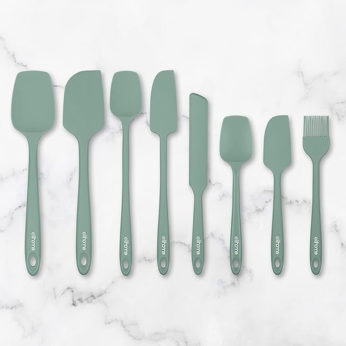 Elihome Mini Silicone Basting Pastry Brush, Cooking Brush for Oil Sauce Butter Marinades, Food