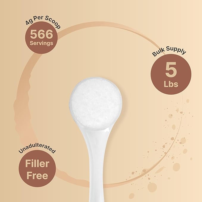 NatureBell Xylitol Sweetener, 5lbs | Natural Birch Crystal Source ??1:1 Sugar Substitute ??Sweet
