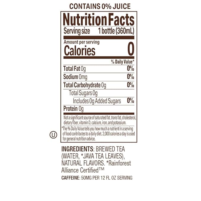 Tejava Original Black Iced Tea, 12 Pack, 12oz Glass Bottles, Unsweetened, Non-GMO, Kosher, No Sugar