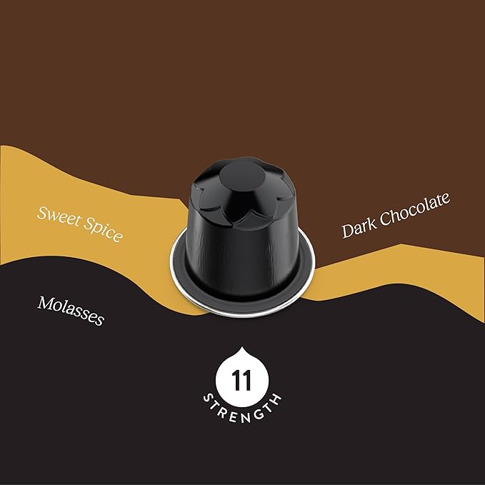 Cru Kafe Ristretto USDA Organic Espresso Coffee Capsules (50 Pods) Fairtrade Coffee Pods Compatible