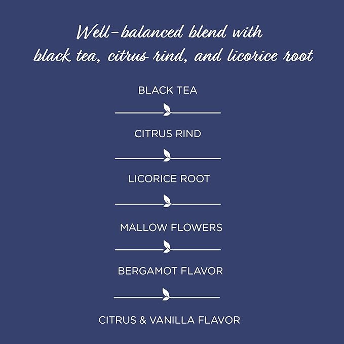 The Tea Spot Earl of Grey Black Tea with Citrus for Energy | Blend of Black Tea, Citrus Root