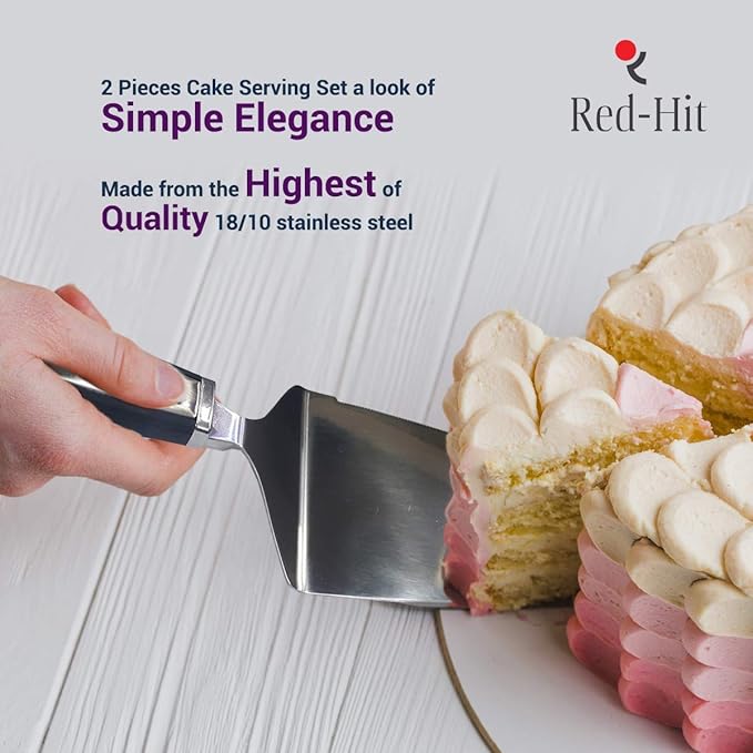 Cake Cutting Set for Wedding Cake Knife and Server Set, Cake Cutter and Pie Spatula, Cake Server