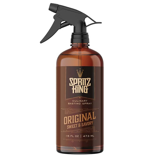 Spritz King Culinary Basting Spray: For Grilling, Smoking, Air Frying - Delicious Dark Bark