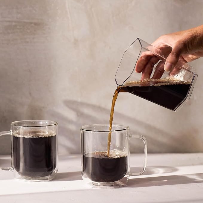 AeroPress Clear XL Coffee Press ??3 in 1 Brew Combines French Press, Pourover, Espresso, Full