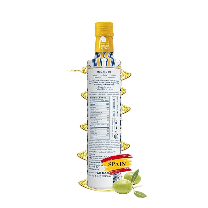 GARCÍA DE LA CRUZ - Organic Extra Virgin Olive Oil, Master Miller Premium Oil, Almond and Tomato