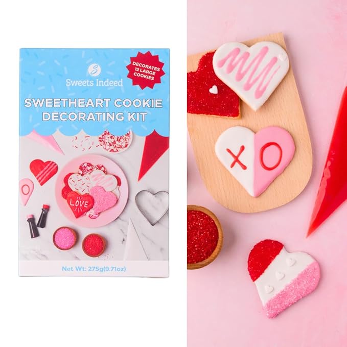 Sweets Indeed Frosting Kit plus Sprinkles Frosting Tubes nozzles 11.71 ounces Perfect for baking