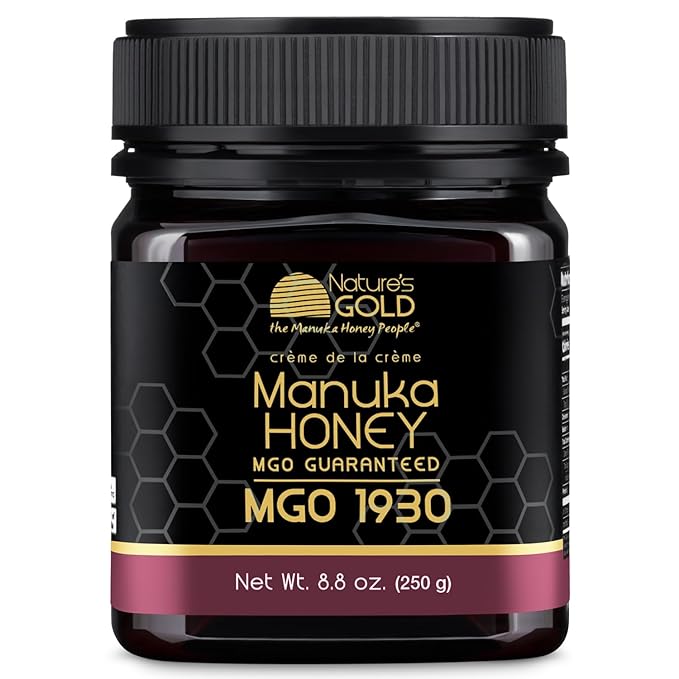 Nature’s Gold Raw Manuka Honey, Certified High MGO | Authentic MGO, 100% Pure Genuine Traceable