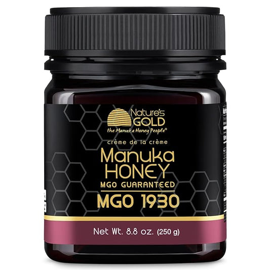 Nature’s Gold Raw Manuka Honey, Certified High MGO | Authentic MGO, 100% Pure Genuine Traceable