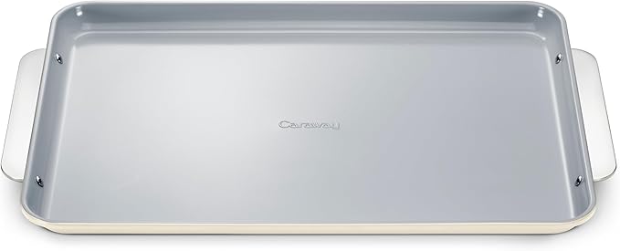 Caraway Non-Stick Ceramic Baking Sheet - Naturally Slick Ceramic Coating - Non-Toxic, PTFE & PFOA