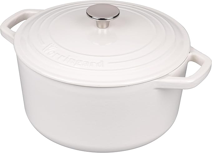 Enameled Cast Iron Dutch Oven Pot with Lid, for Bread Baking, Round Bread Oven- include Sourdough
