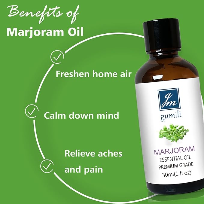 Marjoram Essential Oil 1 Oz ??100% Pure Natural Sweet Marjoram Essential Oil for Diffuser, Skin