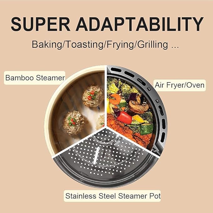 Numola Air Fryer Parchment Paper Liners, 100 Pcs Disposable Papers Liner for Baking, 10 Inch Safe