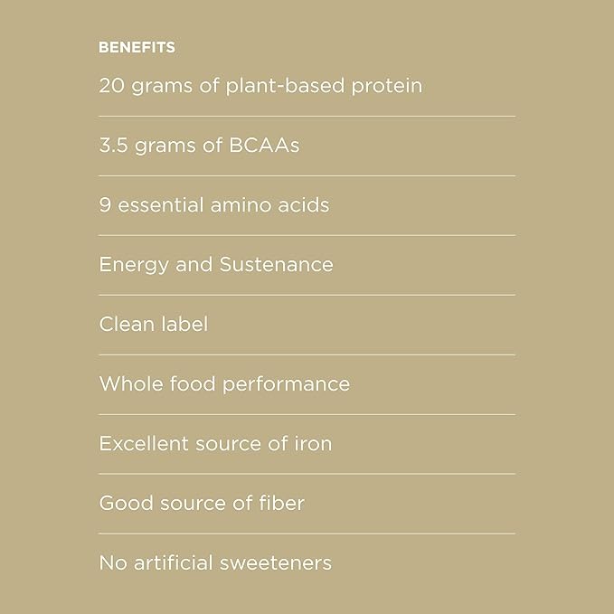 Possible Protein Powder Vanilla Bean - 20g of Vegan, Plant-Based Protein Mix - Non-GMO, Non-Dairy
