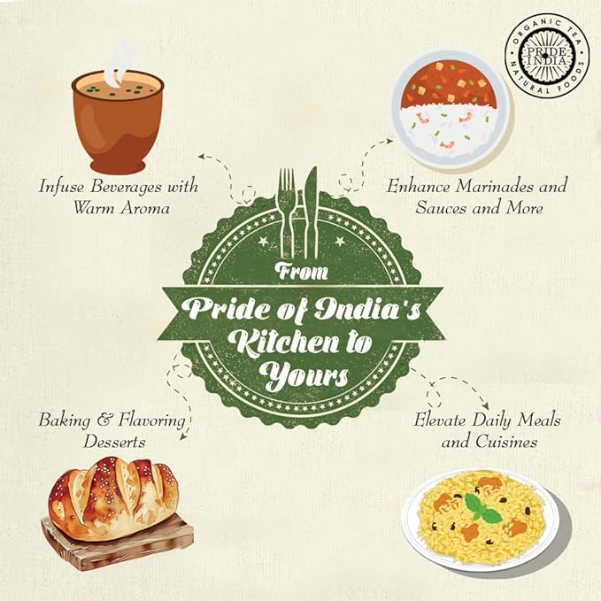 Pride of India | Green Cardamom Whole 1.5 oz (43 gm) Small Dual Sifter Bottle | Gourmet & Aromatic