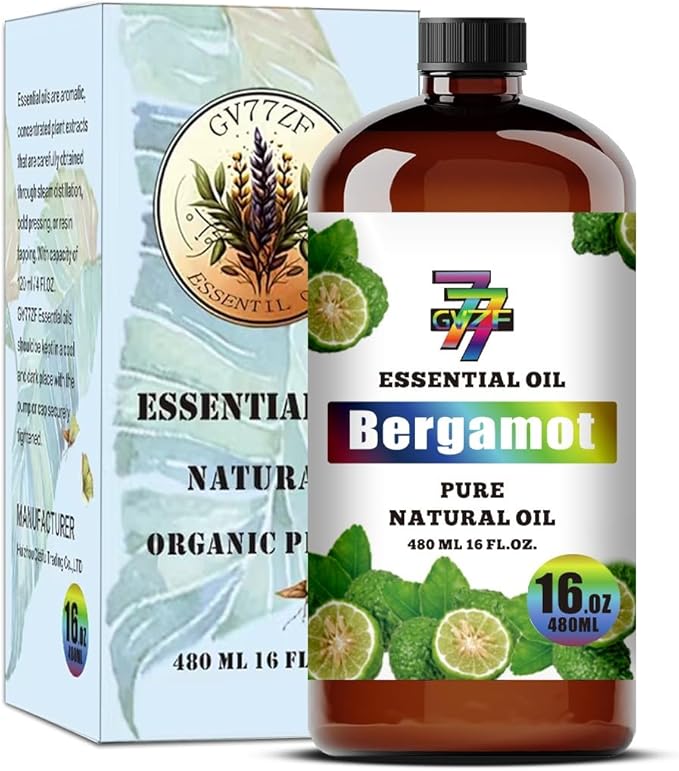 Bergamot Essential Oil(16oz / 480ml) - Bergamot Oils Used in diffusers, humidifiers, Home Baths