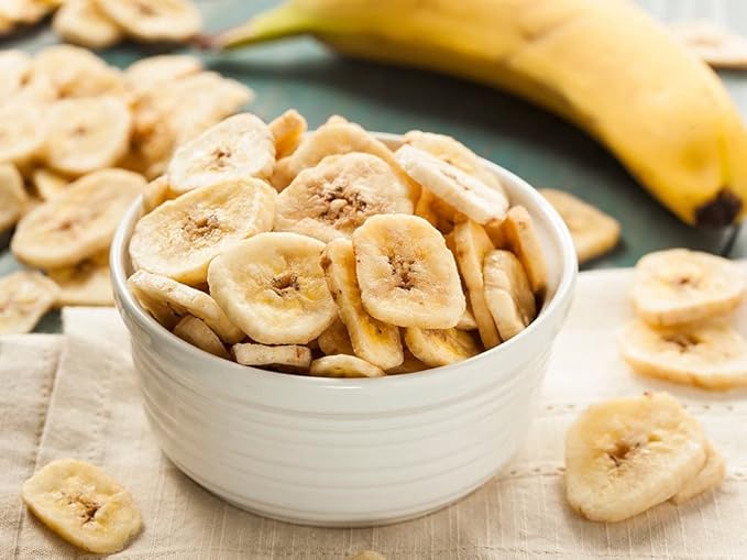 Anna and Sarah Organic Banana Chips, 3 Lbs Sweetened, Unsulfured, Non-GMO, Kosher, Vegan, Bulk in