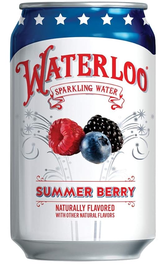 Waterloo Sparkling Water, Summer Berry Naturally Flavored, 12 Fl Oz Cans (Pack of 12) – Zero