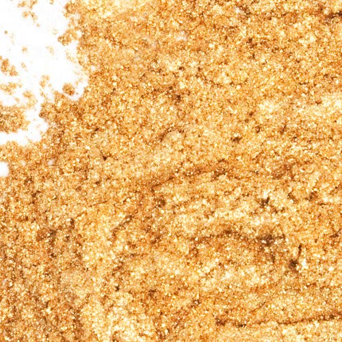 Luster Dust - Super Gold (4g 1x Jar) | Edible Vegan Dust & Paint for Cake Decorating, Ice Cream