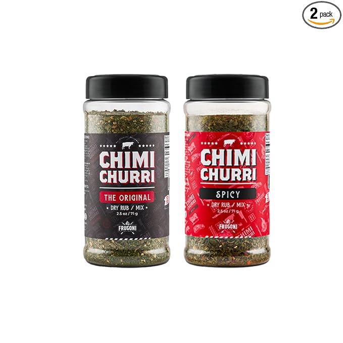 Al Frugoni- Chimichurri Combo- Original and Spicy- Rub, condiment,sauce and marinade