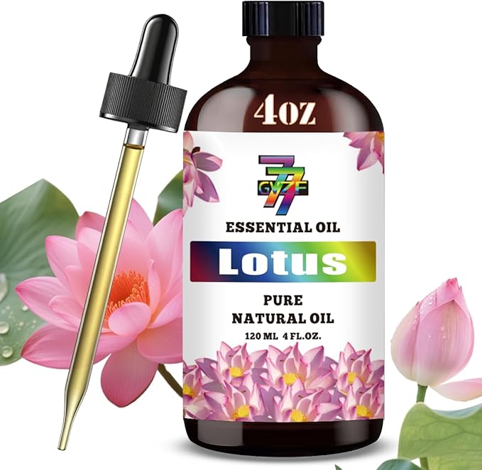 Lotus Essential Oil (4 oz/120 ml) ??Lotus Oils for Aromatherapy, diffusers, humidifiers, Home
