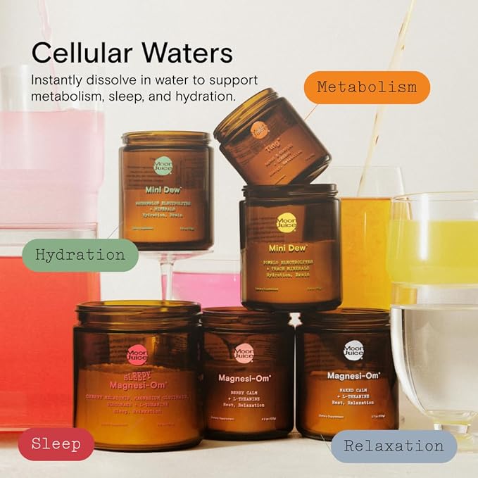 Moon Juice - Mini Dew Electrolytes Powder - Watermelon (30 Servings) - 2in1 Electrolytes & Minerals