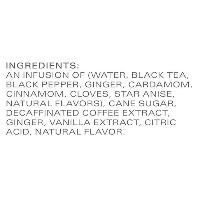 TAZO Espresso Chai Latte, Black Tea Concentrate, Easy to Serve Espresso Chai Tea for Everyday Cafe