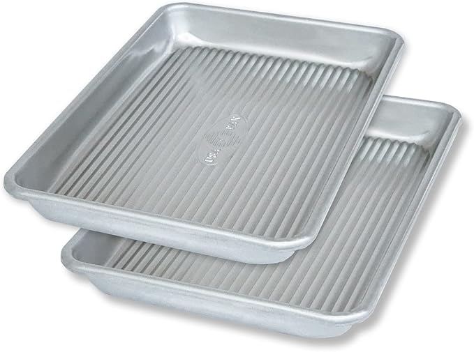 USA Pan Bakeware Mini Sheet Baking Pan Warp Resistant with Nonstick Quick Release Coating