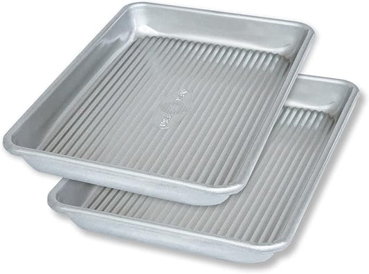 USA Pan Bakeware Mini Sheet Baking Pan Warp Resistant with Nonstick Quick Release Coating