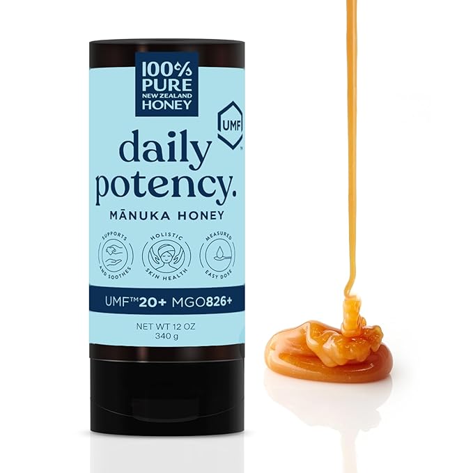 Manuka Honey New Zealand 100% Pure UMF 20+ MGO 826+ Squeezy Honey Raw & Unfiltered Certified Award