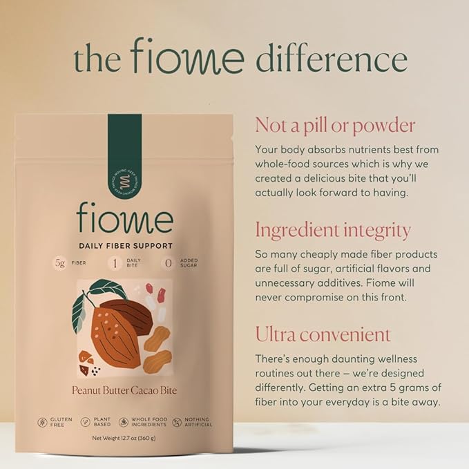 Fiber Supplement - 5g Daily Fiber Bite - Supports Regularity, Digestion and Gut Health - All