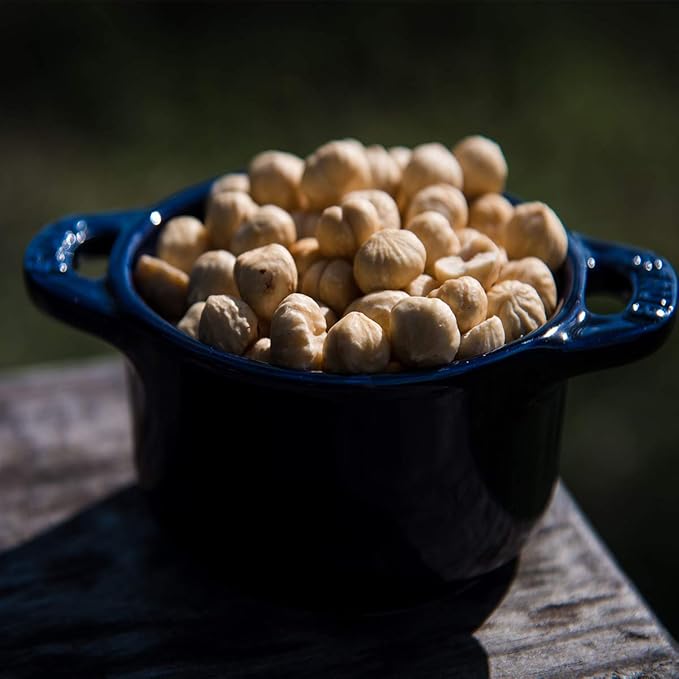 AZNUT Roasted Unsalted Hazelnuts 3 LB, Premium Quality 100% Natural Non-GMO Project Certified