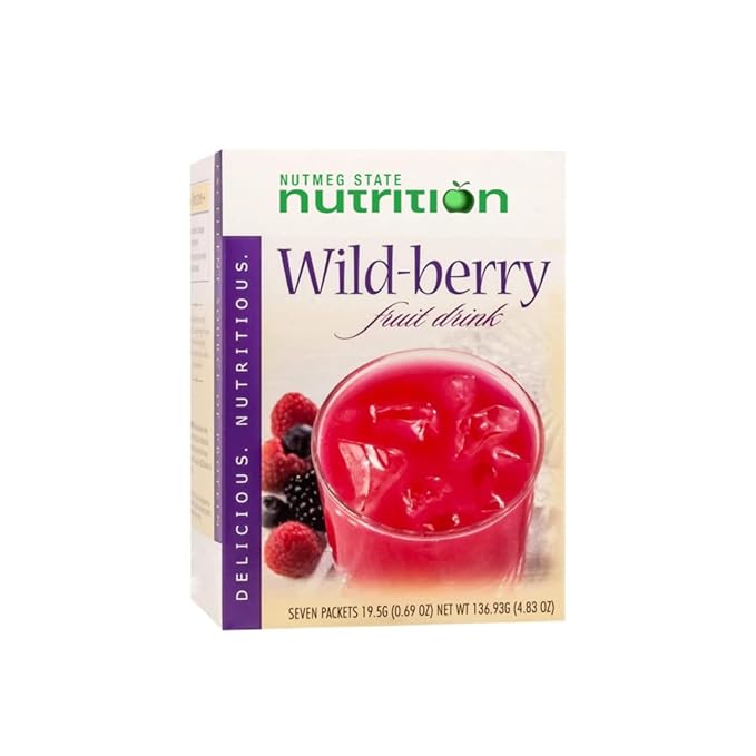 Nutmeg State Nutrition - High Protein Diet Fruit Drink - 15g Protein - Low Calorie - Low Carb - Low