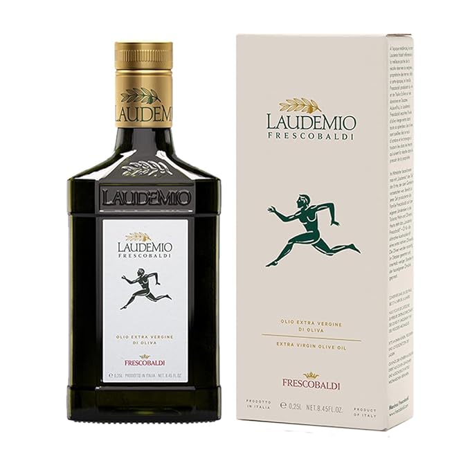 Frescobaldi Laudemio Extra Virgin Olive Oil, 8.45 FL Oz, 250ml, Pack of 1, Premium, Award Winning