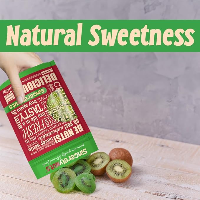 Sincerely Nuts Dried Kiwi Slices (2 LB)-Vegan, Gluten-Free - Satisfying and Naturally Sweet