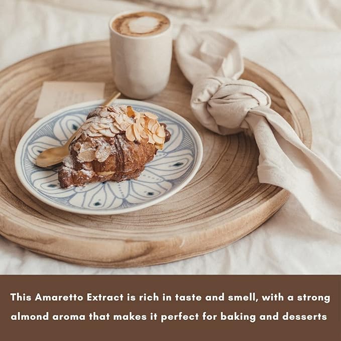 Native Vanilla - Pure Amaretto Flavor - 4 Fl Oz - Pure Flavors and Extracts - Perfect for Cooking