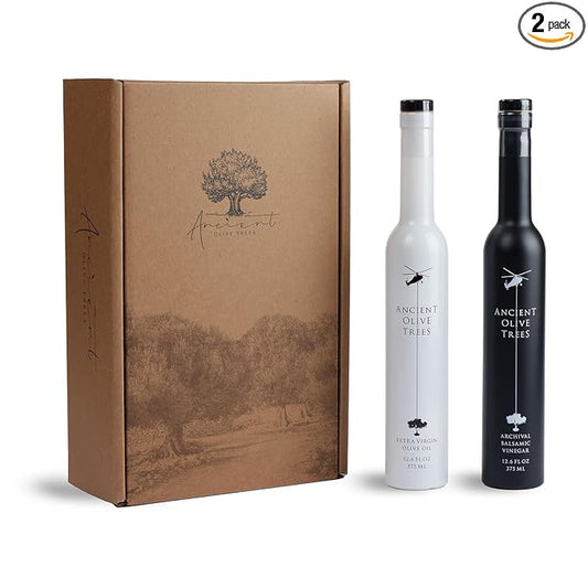 ANCIENT OLIVE TREES - Balsamic Vinegar with Extra Virgin California Olive Oil | EVOO Pressed from